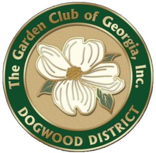 The logo for The Garden Club of Georgia, Inc.,  Dogwood District