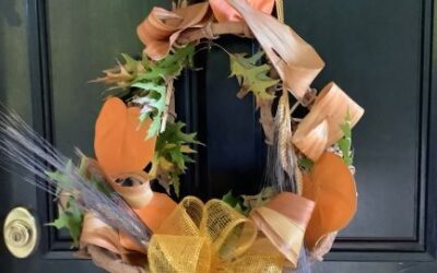 Using Floral Design to Create a Fall Wreath by RGC Blogger Gretchen Collins