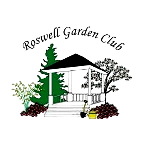 The logo for the Roswell Garden Club